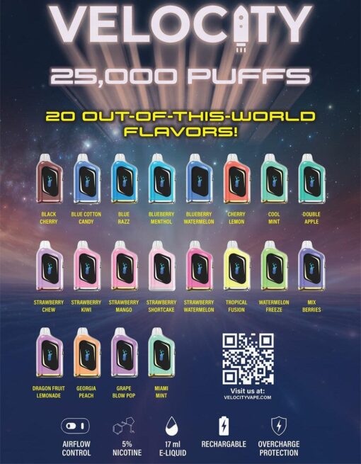 Shop Velocity 25K Disposable in australian