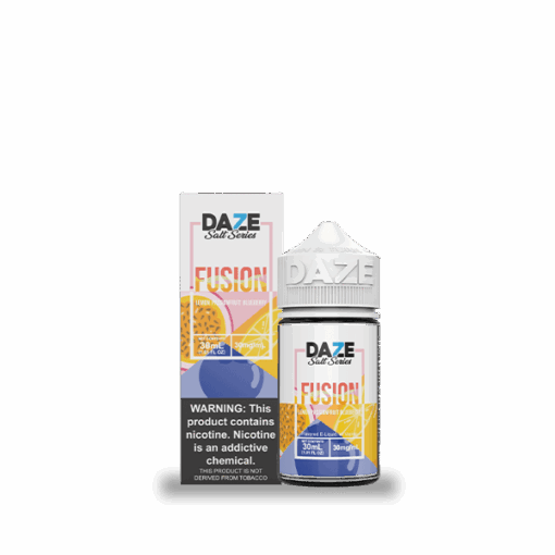 Shop 7 Daze Fusion Lemon Passionfruit Blueberry 30ml Nic Salt Vape Juice in australian