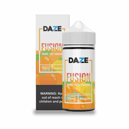 Shop 7 Daze Fusion Orange Yuzu Tangerine 100ml Vape Juice in australian