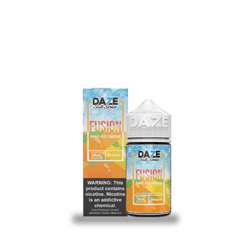 Shop 7 Daze Fusion Orange Yuzu Tangerine ICED 30ml Nic Salt Vape Juice in australian