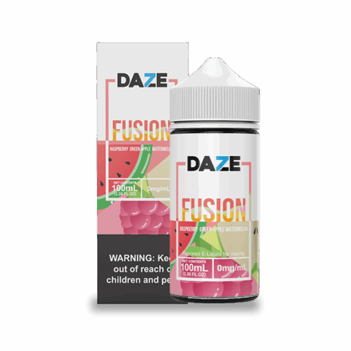 Shop 7 Daze Fusion Raspberry Green Apple Watermelon 100ml Vape Juice in australian