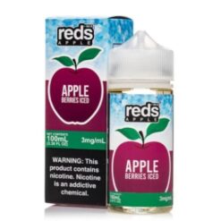 Shop 7 Daze Reds Apple Berries Iced 100ml Vape Juice in australian