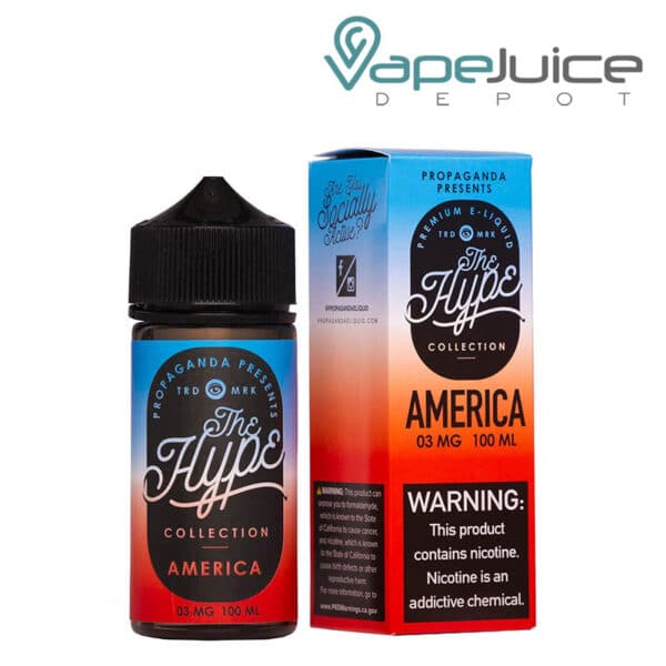 Shop AMERICA Propaganda The Hype eLiquid 100ml in australian