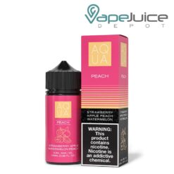 Shop Pure Peach AQUA eLiquid 100ml in australian