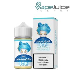 Shop Apple Peach Strawberry ICE The Mamasan eLiquid 60ml in australian