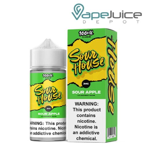 Shop Apple Sour House eLiquid 100ml in australian