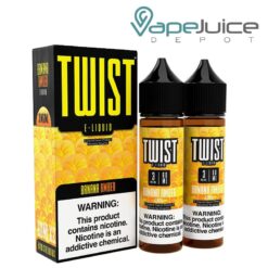 Shop Banana Amber Twist E-Liquid 120ml in australian