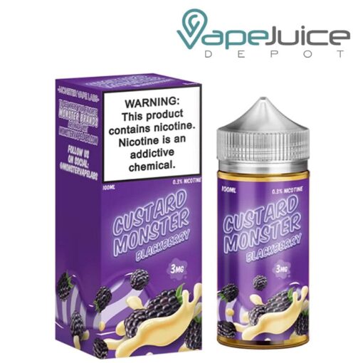 Shop Blackberry Custard Monster eLiquid 100ml in australian