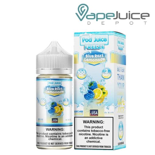 Shop Blue Razz Lemonade Freeze Pod Juice TFN 100ml in australian