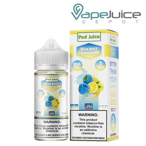 Shop Blue Razz Lemonade Pod Juice TFN 100ml in australian