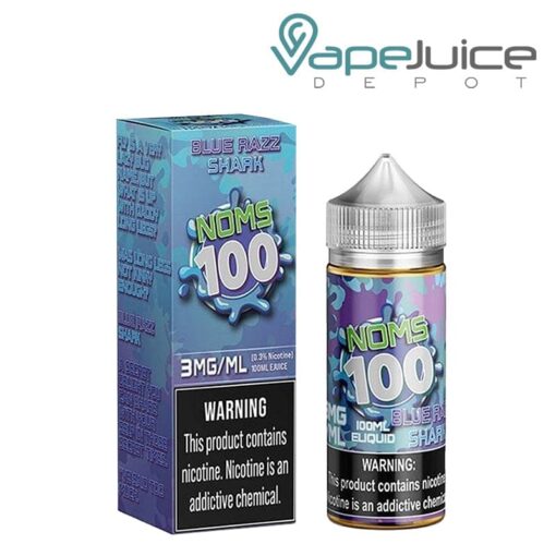 Shop Blue Razz Shark Noms 100 Series eLiquid in australian