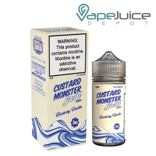Shop Blueberry Vanilla Custard Monster Swirl 100ml in australian