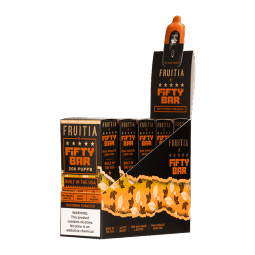 Shop Southern Tobacco FRUITIA X Fifty Bar 20K in australian