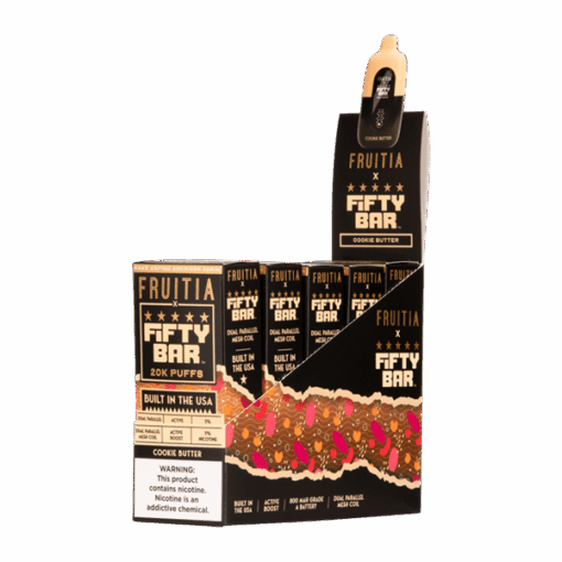Shop Cookie Butter FRUITIA X Fifty Bar 20K in australian