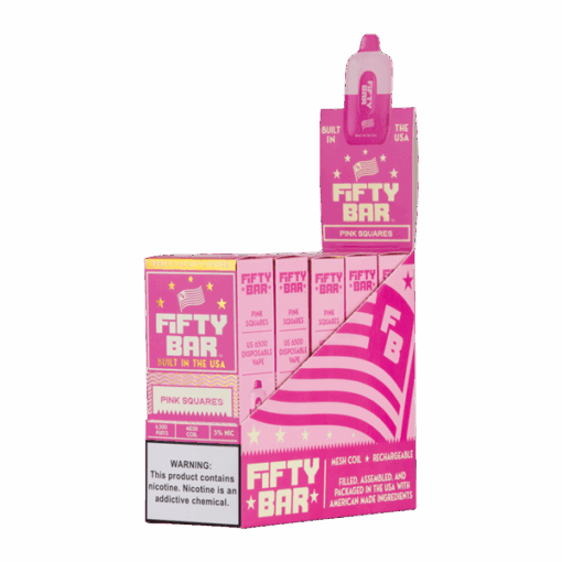 Shop Pink Squares Fifty Bar in australian