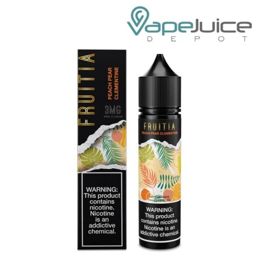 Shop Peach Pear Clementine Fruitia Fresh Farms 60ml in australian
