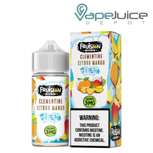 Shop Iced Clementine Citrus Mango Fruision Juice Co 100ml in australian