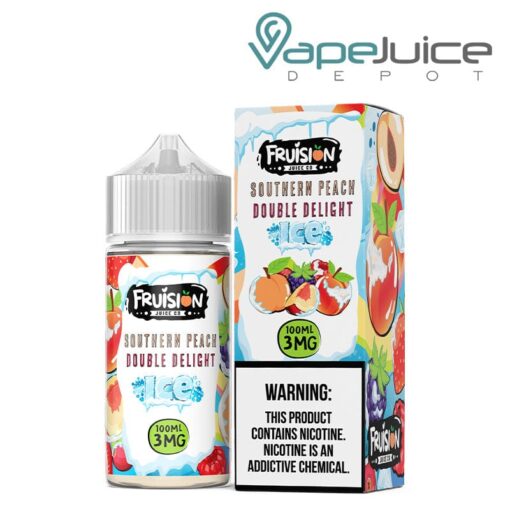 Shop Iced Southern Peach Double Delight Fruision Juice Co 100ml in australian