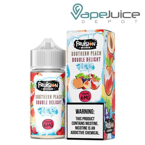 Shop Iced Southern Peach Double Delight Fruision Juice Co 100ml in australian
