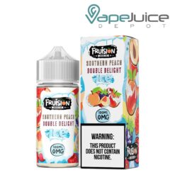 Shop Iced Southern Peach Double Delight Fruision Juice Co 100ml in australian