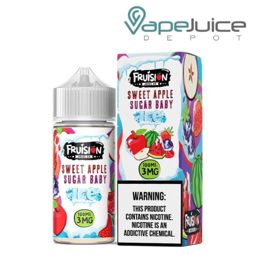 Shop Iced Sweet Apple Sugar Baby Fruision Juice Co 100ml in australian