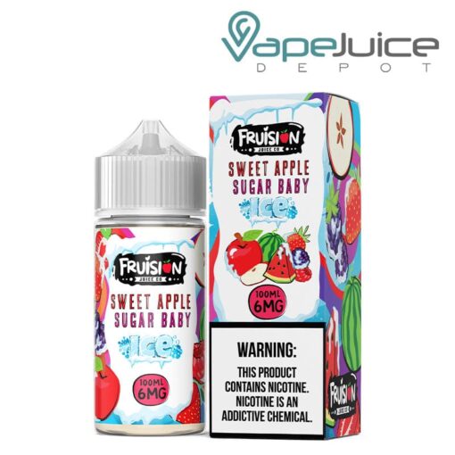 Shop Iced Sweet Apple Sugar Baby Fruision Juice Co 100ml in australian
