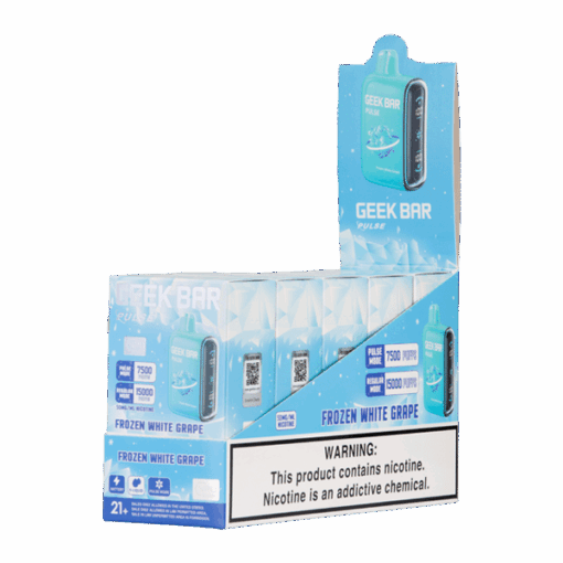 Shop Frozen White Grape Geek Bar Pulse (Frozen Edition) in australian