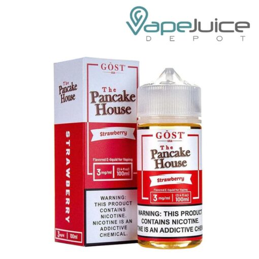 Shop Glazed Strawberry The Pancake House eLiquid 100ml in australian
