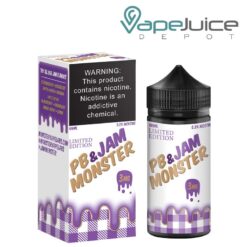 Shop Grape PB and Jam Monster eLiquid 100ml in australian