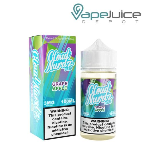 Shop ICED Apple Grape TFN Cloud Nurdz 100ml in australian