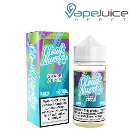 Shop ICED Apple Grape TFN Cloud Nurdz 100ml in australian
