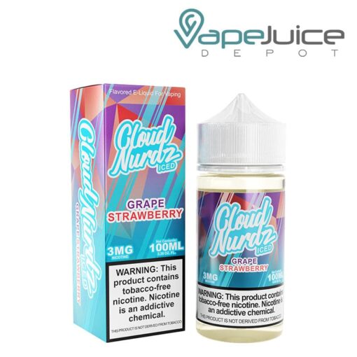 Shop ICED Strawberry Grape TFN Cloud Nurdz 100ml in australian