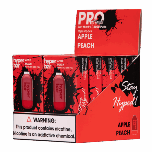 Shop Apple Peach Hyper Bar Pro 6000 in australian