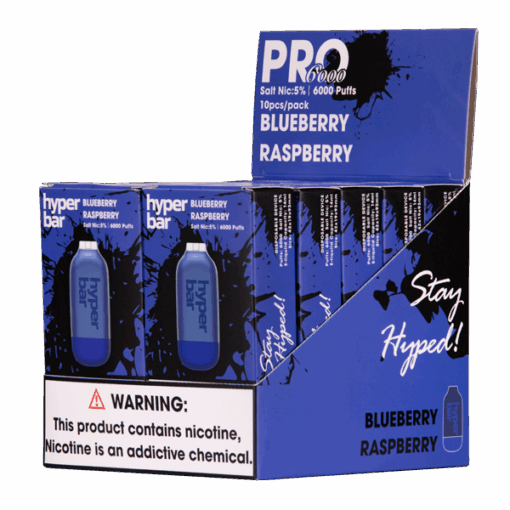 Shop Blueberry Raspberry Hyper Bar Pro 6000 in australian
