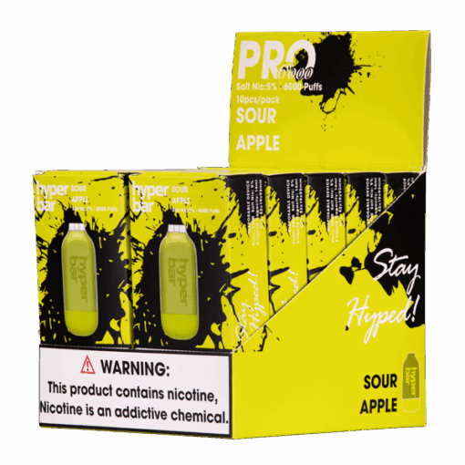 Shop Sour Apple Hyper Bar Pro 6000 in australian
