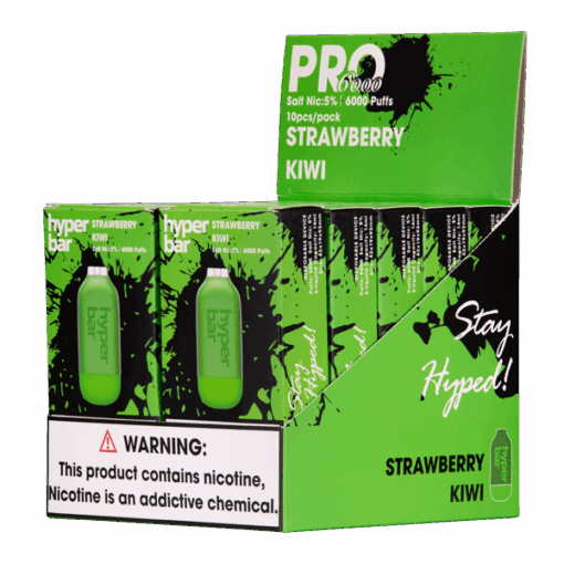 Shop Strawberry Kiwi Hyper Bar Pro 6000 in australian