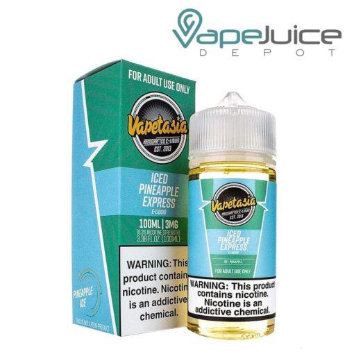Shop ICED Pineapple Express Vapetasia eLiquid 100ml in australian