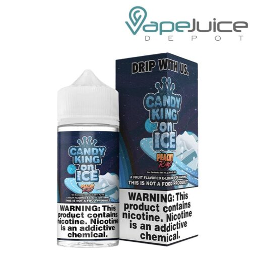 Shop Iced Peachy Rings Candy King eLiquid 100ml in australian