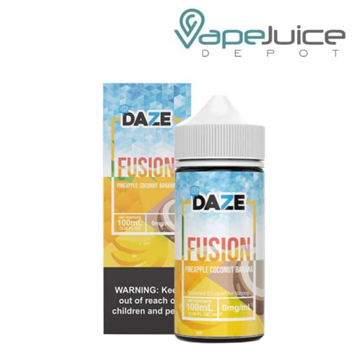 Shop ICED Pineapple Coconut Banana 7 Daze Fusion 100ml in australian