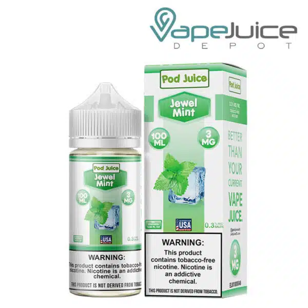 Shop Jewel Mint Pod Juice TFN 100ml in australian