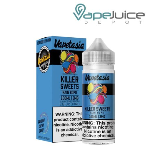 Shop Killer Sweets Rain Bops Vapetasia Synthetic 100ml in australian