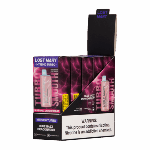 Shop Blue Razz Dragonfruit Lost Mary MT15000 Turbo in australian