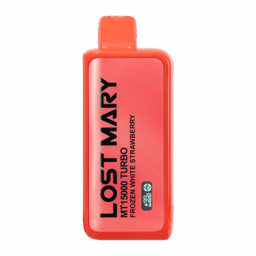 Shop Frozen White Strawberry Lost Mary MT15000 Turbo in australian