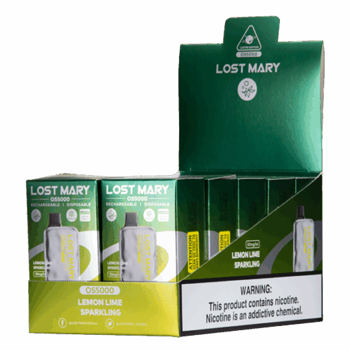 Shop Lemon Lime Sparkling Lost Mary OS5000 Luster in australian