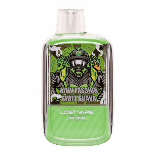 Shop Kiwi Passion Fruit Guava Lost Vape OB5500 in australian