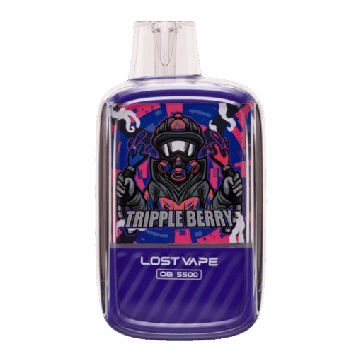 Shop Triple Berry Lost Vape OB5500 in australian
