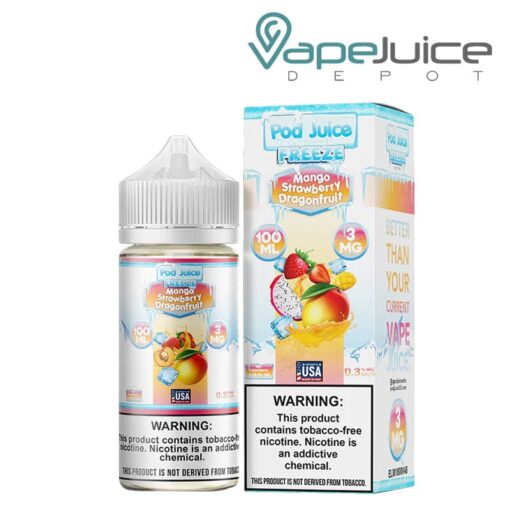 Shop Mango Strawberry Dragonfruit Freeze Pod Juice TFN 100ml in australian