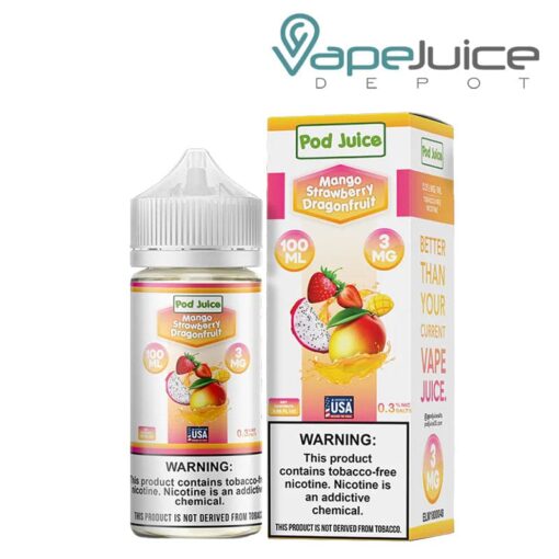Shop Mango Strawberry Dragonfruit Pod Juice TFN 100ml in australian