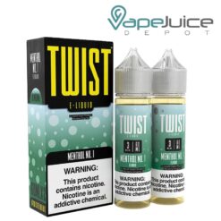 Shop Menthol No 1 Twist E-Liquid 120ml in australian