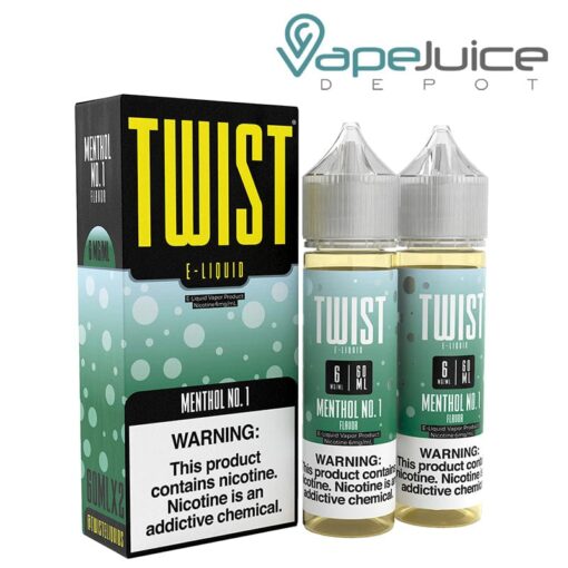 Shop Menthol No 1 Twist E-Liquid 120ml in australian